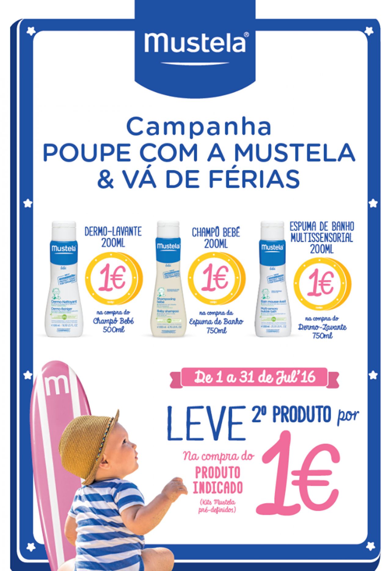 Mustela a 1€!